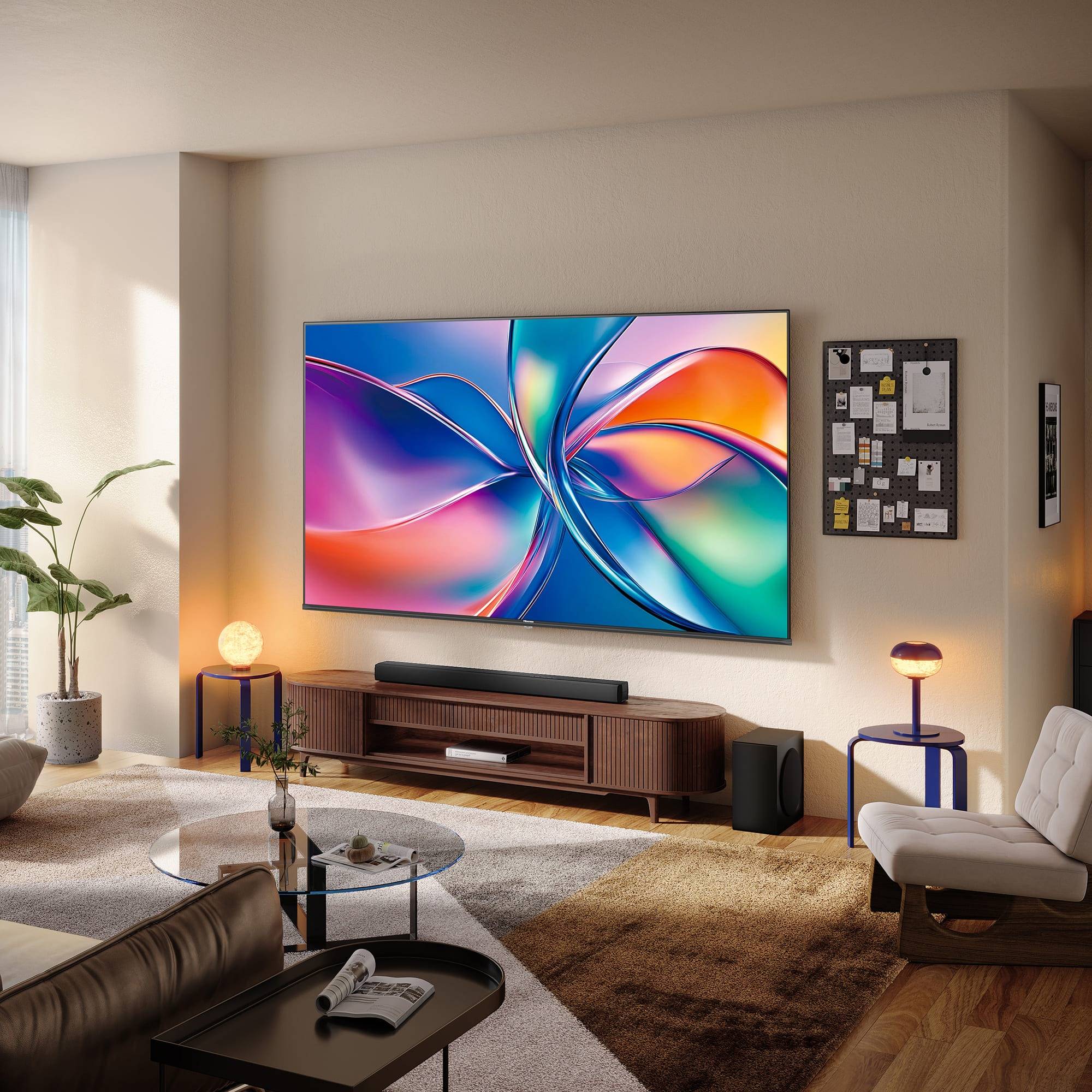 Smart TV Hisense 98E7Q 98" QLED 4K Ultra HD 120Hz HDR Quantum Dot VIDAA Preto e Carvão Cinzento - Imagem 13