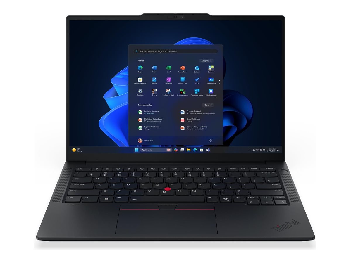 Portátil Lenovo ThinkPad E14 Gen 7 Copilot+ PC Intel Core Ultra 5 226V 16GB 512GB SSD 14" IPS WUXGA Win 11 Pro Preto PT
