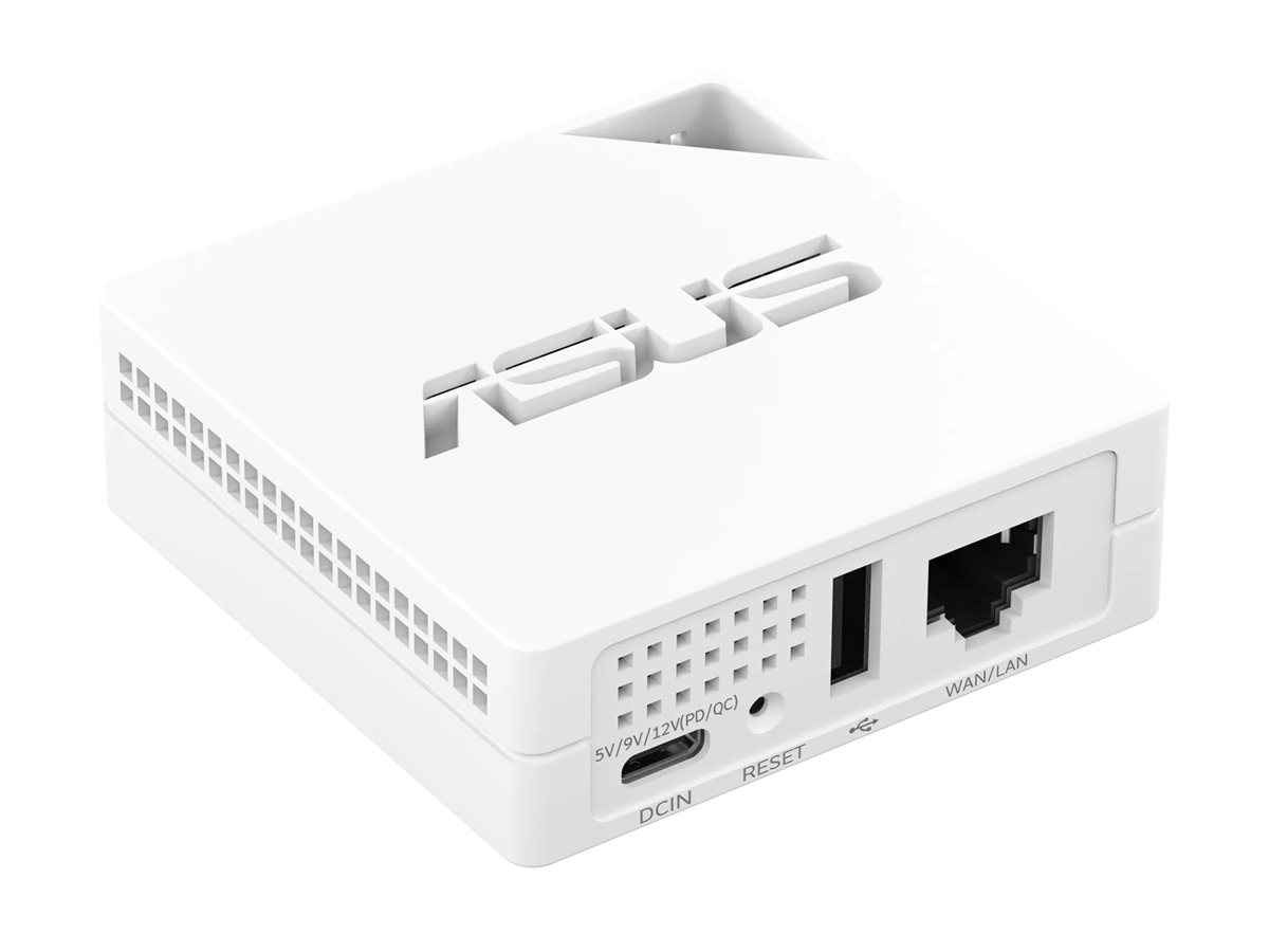 Router WiFi 6 ASUS RT-AX50 Go AX1500 Dual Band AiMesh WWAN Switch 1 Porta Branco