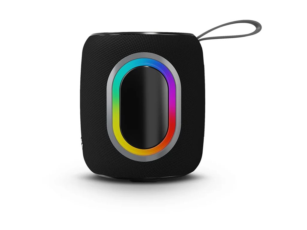 Altifalante Portátil Bluetooth SPC Orbital Spark 15W Resistente à Água com Luzes LED e Microfone Preto - Imagem 3