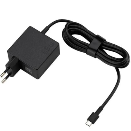 Adaptador ASUS AC68-00 65W USB Type-C para Portátil Preto - Imagem 2