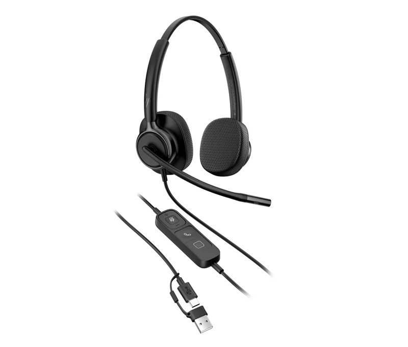 Auscultadores HP Poly Mission 425 Estéreo USB com Fios Preto - Imagem 16