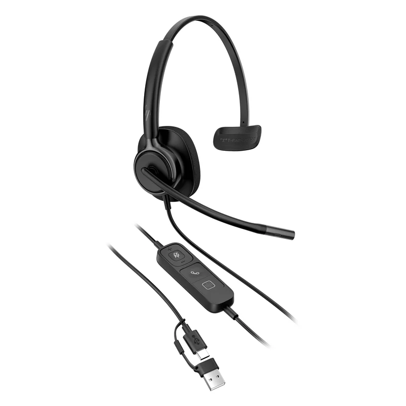 Auscultadores HP Poly Mission 425 Estéreo USB com Fios Preto - Imagem 6