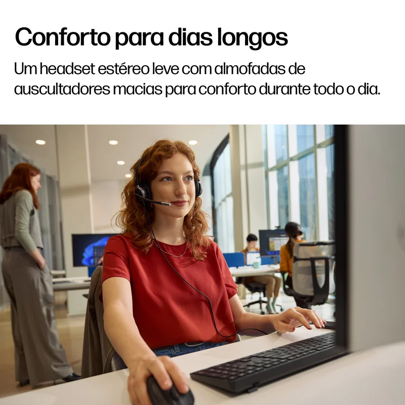 Auscultadores com Microfone HP Poly Mission 625 Estéreo USB com Fio - Imagem 5