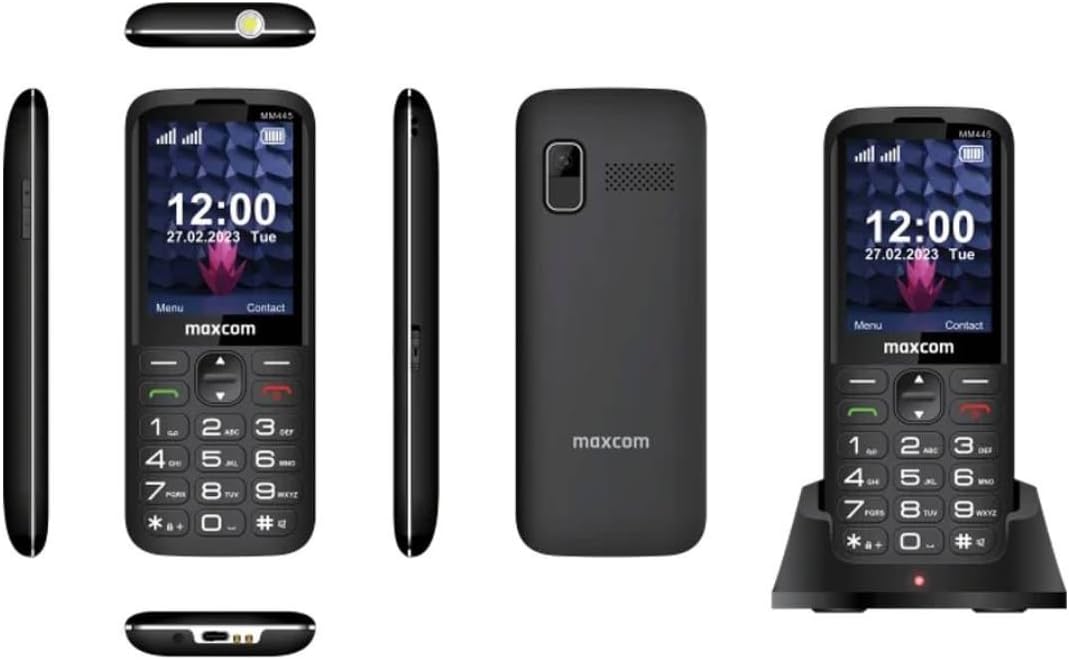 Telemóvel Maxcom MM445 4G Dual SIM 2.7" Botão SOS ICE USB-C Câmara Preto - Imagem 4