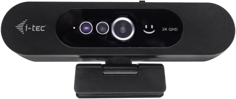 Câmara Web i-Tec Solomon WH200 2K 4MP com Windows Hello e Microfone Incorporado USB 3.0