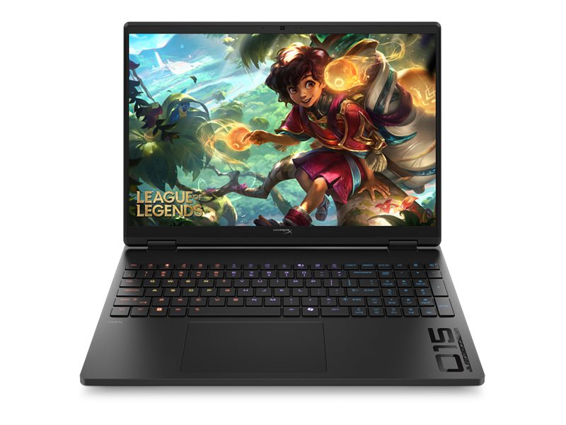 Portátil HP HyperX OMEN 15-gb0013npx 15.3" 2K 165Hz AMD Ryzen 5 16GB 512GB SSD RTX 5050 8GB Preto Sombreado - Imagem 3