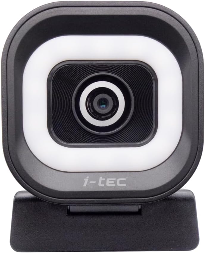 Câmara Web i-Tec Solomon 700 Stream 4K 8.3MP Ring Light Microfone Duplo USB 3.0