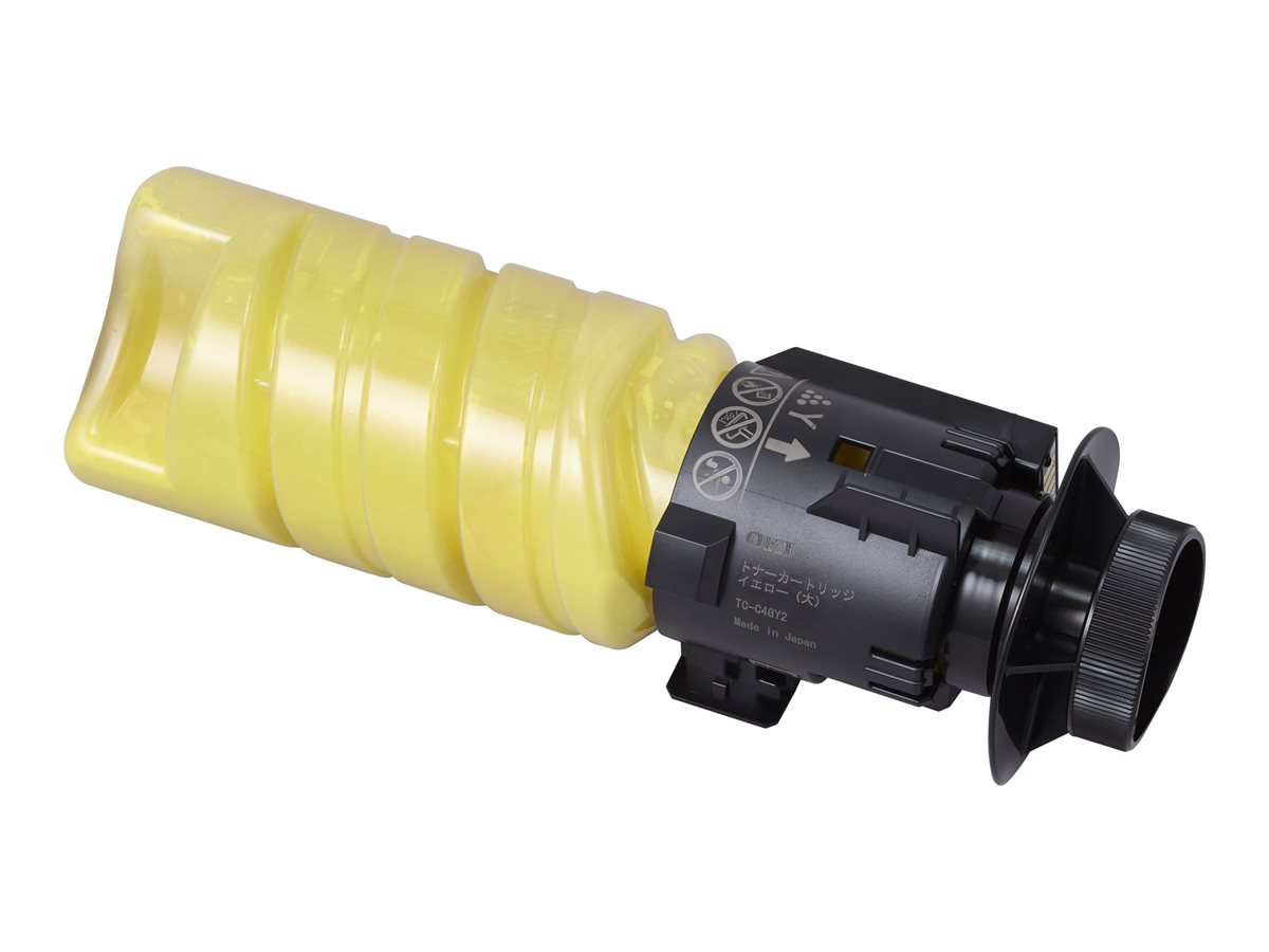 Toner OKI MC554 Amarelo Original 2000 Páginas - Imagem 1