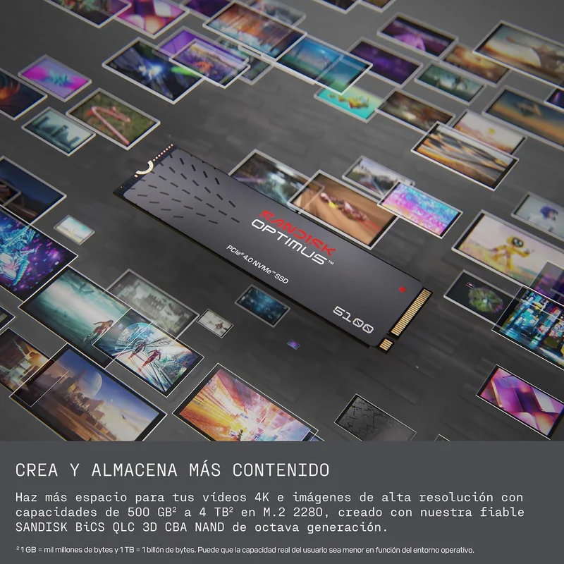 SSD SanDisk Optimus 5100 1TB NVMe - Imagem 3
