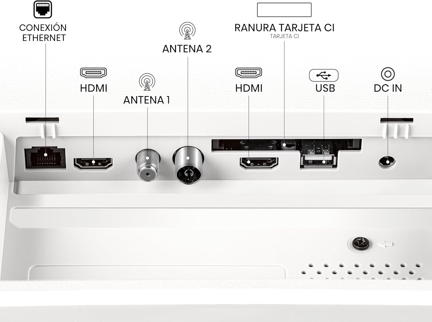 HISENSE Série S5Q Deco TV 32INCH QLED FHD 60 Hz HDMI USB RJ45 - Imagem 4