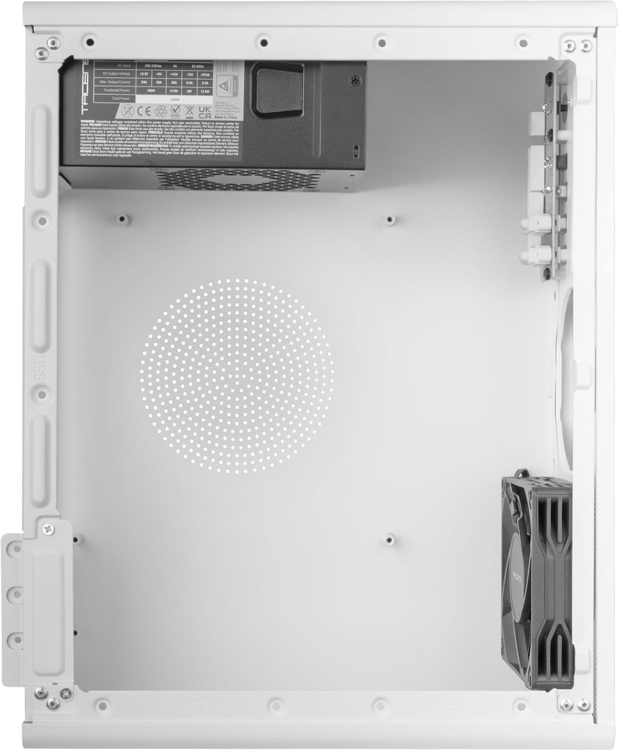 Caixa PC Slim Tacens AeroSlim500 Micro-ATX Fonte 500W TFX Ventoinha 90mm Branco - Imagem 6