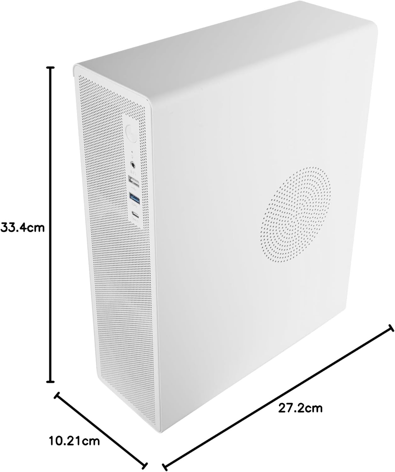Caixa PC Slim Tacens AeroSlim500 Micro-ATX Fonte 500W TFX Ventoinha 90mm Branco - Imagem 7
