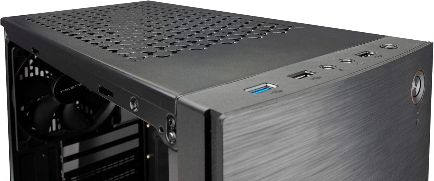 Caixa PC Tacens Imperator 2 Mid Tower ATX Ventoinha 120mm PSU Cage Preto - Imagem 3