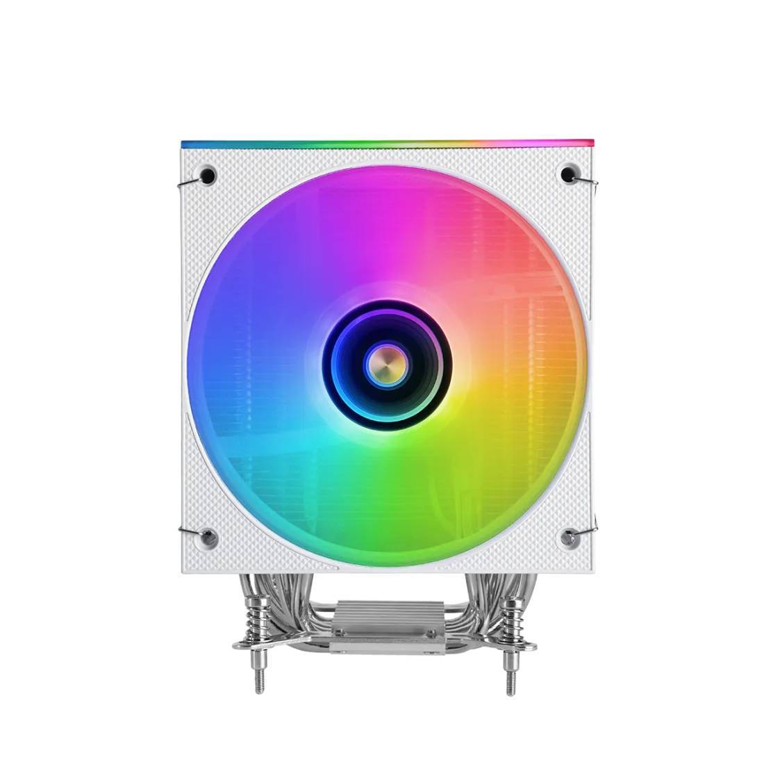 Cooler CPU Mars Gaming MCPU-LCD 120mm 300W TDP Ecrã LCD ARGB Infinity Mirror Intel/AMD Branco - Imagem 2