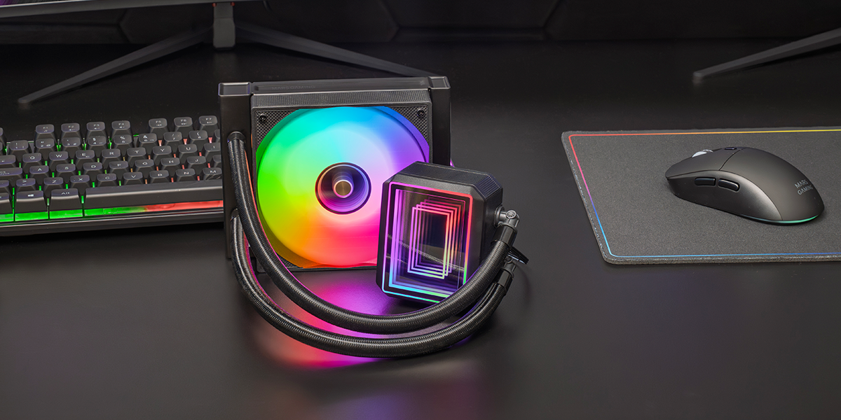 Watercooler CPU Mars Gaming ML-TWO120 ARGB Infinity 300W TDP Copper-Core Preto - Imagem 4