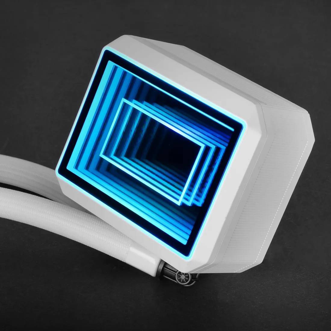 Watercooling MARS GAMING ML-TWO120 ARGB Infinity 300W TDP Copper-Core Branco - Imagem 4