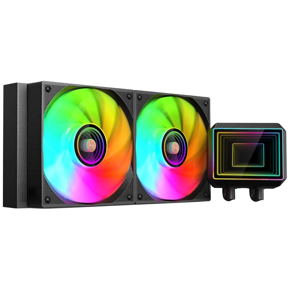 Watercooling Mars Gaming ML-TWO240 ARGB Infinity 240mm 450W TDP Copper-Core Preto