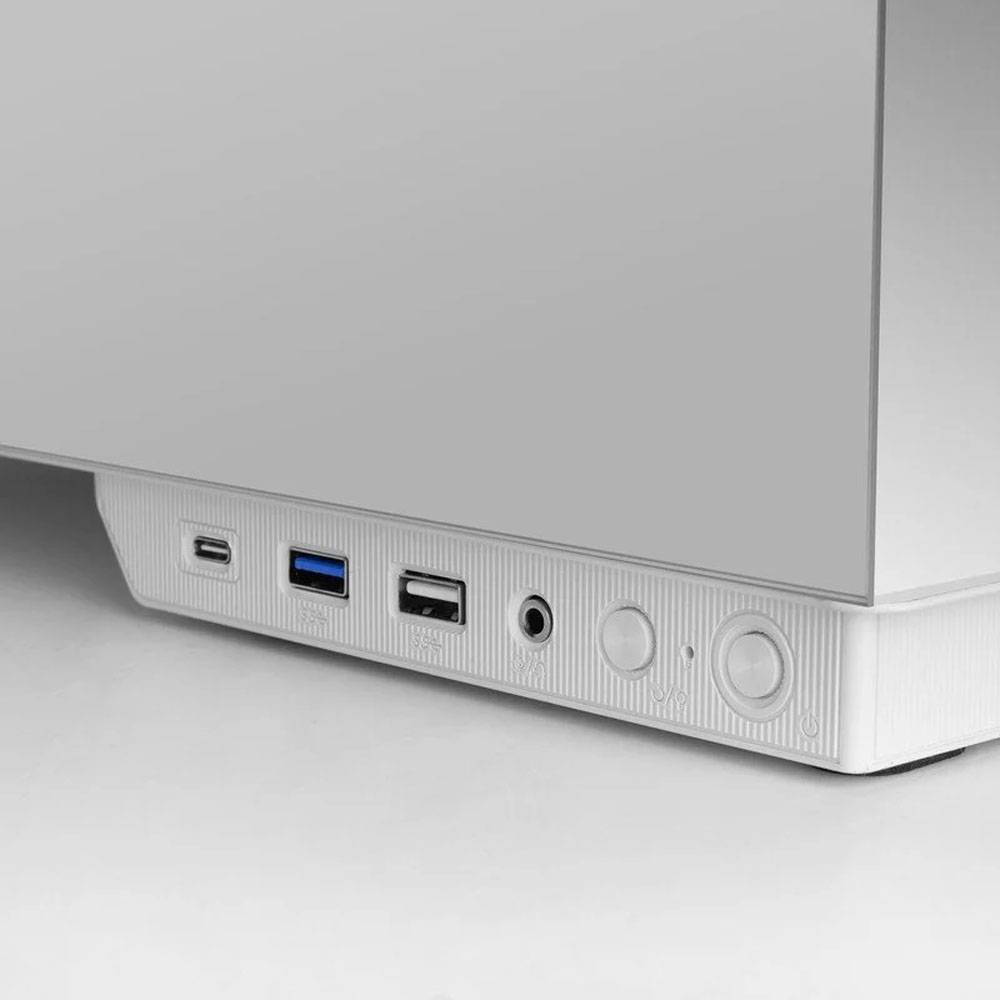 Caixa PC ATX Mars Gaming MC-PULSAR com Ecrã LCD Painel de Vidro Temperado e Passagem de Cabos Branco - Imagem 4