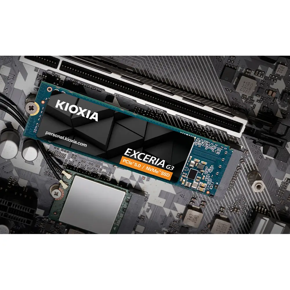 Disco SSD KIOXIA EXCERIA G3 1TB M.2 NVMe PCIe 5.0 10.000MB/s Leitura e 8.900MB/s Escrita - Imagem 2