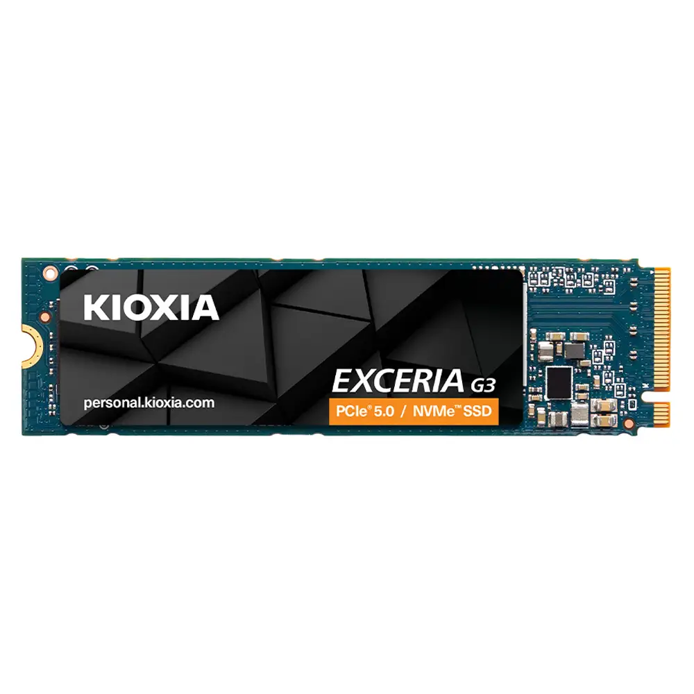 Disco SSD KIOXIA EXCERIA G3 1TB M.2 NVMe PCIe 5.0 10.000MB/s Leitura e 8.900MB/s Escrita - Imagem 1