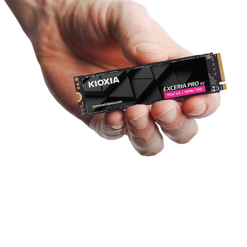 Disco SSD Kioxia Exceria Pro 1TB M.2 NVMe PCIe 5.0 14400MB/s Leitura e 12700MB/s Escrita - Imagem 2