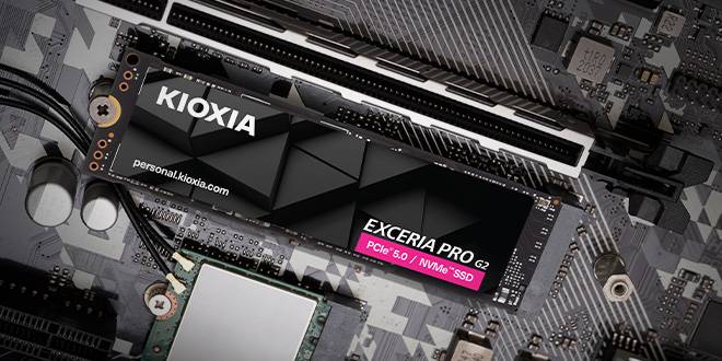 Disco SSD Kioxia Exceria Pro 1TB M.2 NVMe PCIe 5.0 14400MB/s Leitura e 12700MB/s Escrita - Imagem 7