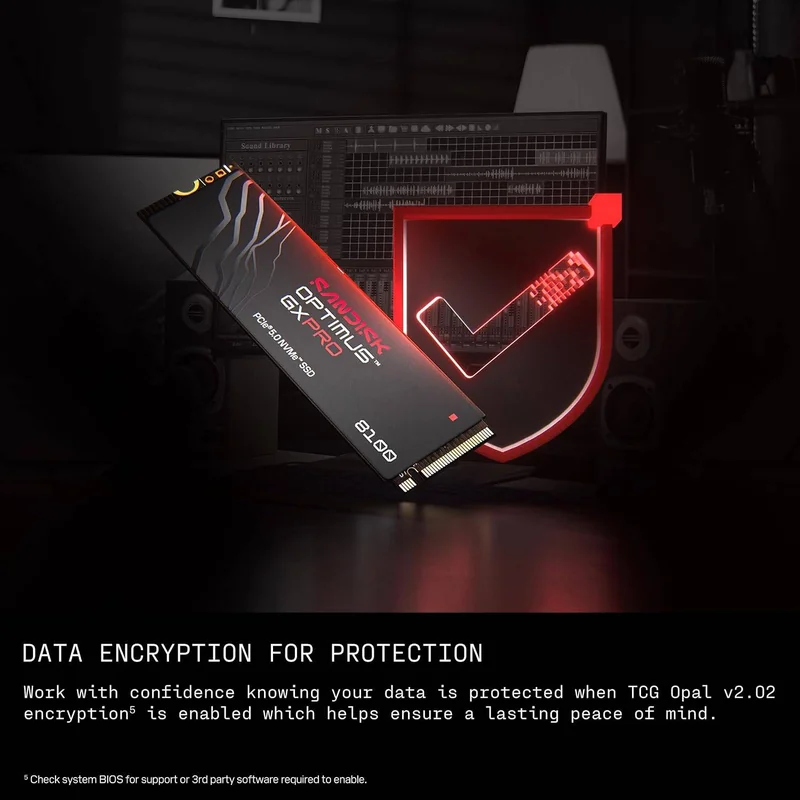 SSD SanDisk Optimus GX PRO 8100 1TB PCIe 5.0 NVMe - Imagem 7