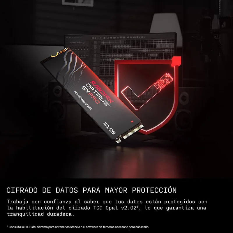 Disco SSD SANDISK Optimus GX PRO 8100 2TB PCIe 5.0 NVMe - Imagem 7