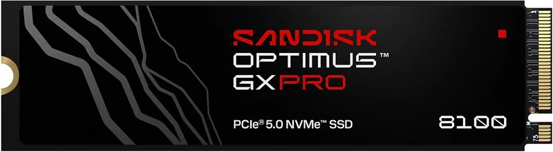 Disco SSD SANDISK Optimus GX PRO 8100 2TB PCIe 5.0 NVMe - Imagem 1