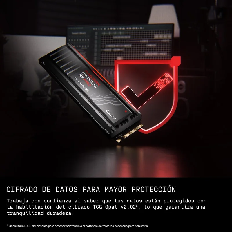 SSD SanDisk Optimus GX PRO 8100 1TB PCIe 5.0 NVMe com Dissipador de Calor - Imagem 7