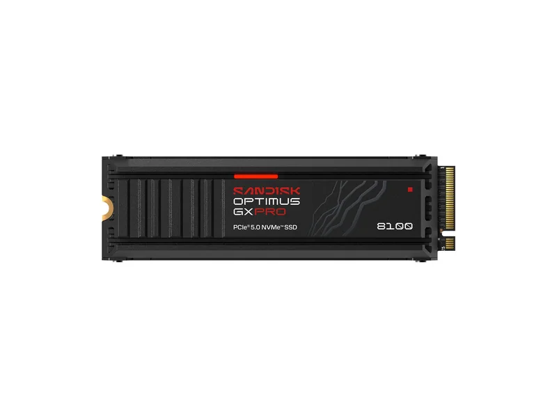 SSD SANDISK Optimus GX PRO 8100 8TB PCIe 5.0 NVMe com Dissipador - Imagem 2