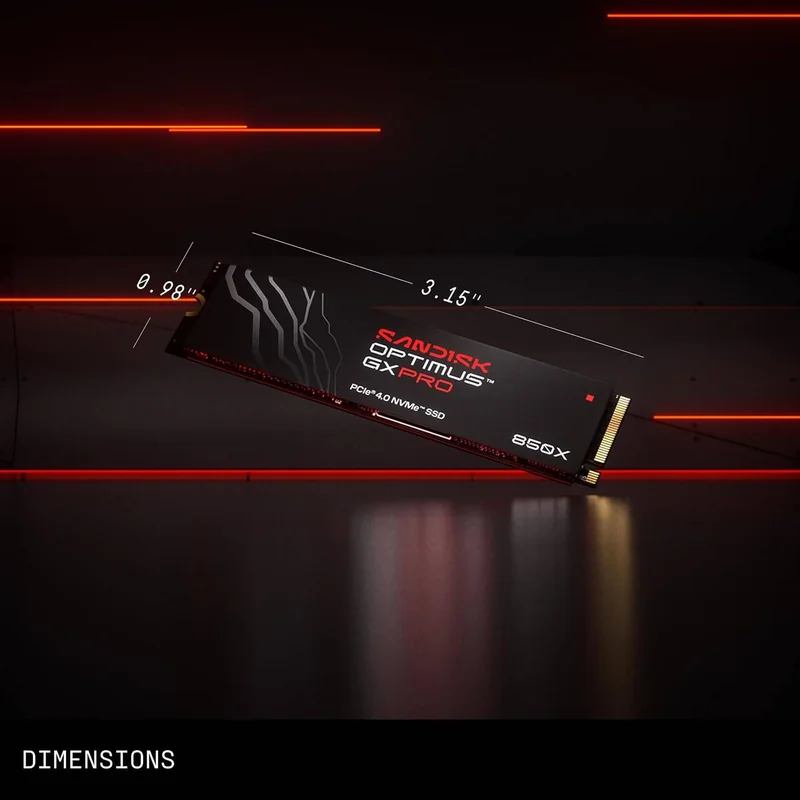 Disco SSD SANDISK Optimus GX PRO 850X 2TB NVMe - Imagem 6