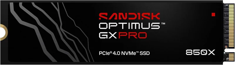 Disco SSD SanDisk Optimus GX PRO 850X 8TB M.2 2280 PCIe 4.0 NVMe 7200MBps - Imagem 1