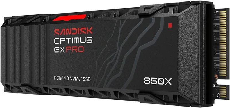 SSD SanDisk Optimus GX PRO 850X 8TB M.2 2280 PCIe 4.0 x4 NVMe com Dissipador de Calor - Imagem 4