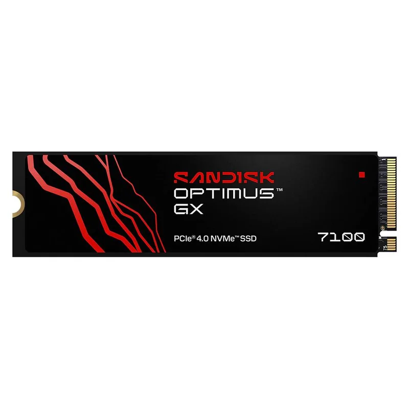 SSD SanDisk Optimus GX 7100 2TB M.2 2280 NVMe PCIe 4.0 x4 até 7250MB/s - Imagem 1