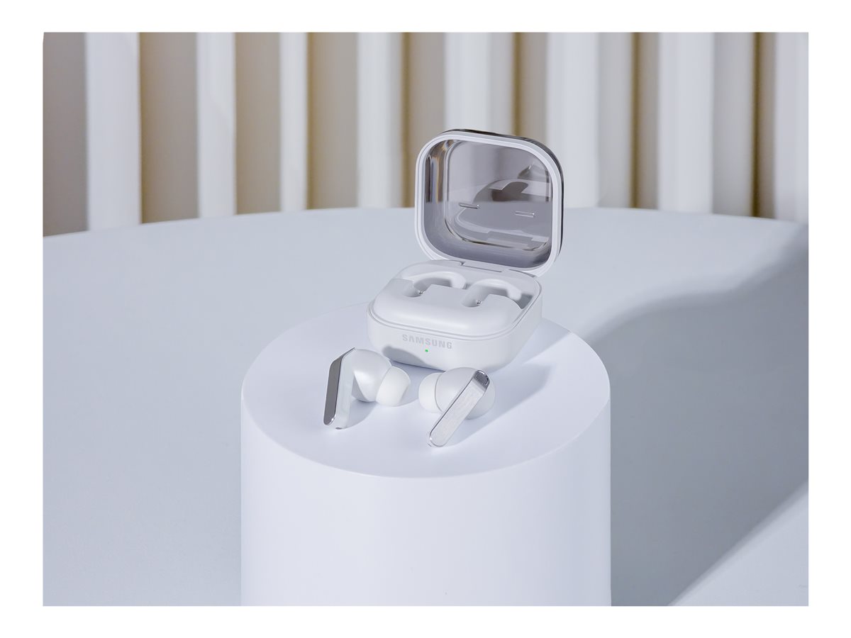 Auscultadores Bluetooth Samsung Galaxy Buds4 Pro com Cancelamento de Ruído Ativo e Comandos de Voz Branco - Imagem 11