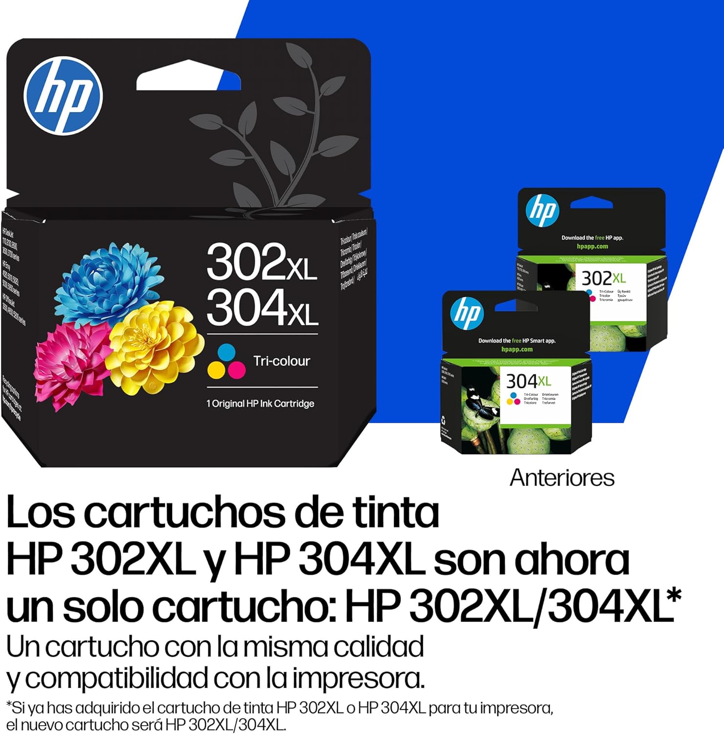 Tinteiro HP 302XL/304XL Original Tri-color (Ciano, Magenta, Amarelo) 7ml Alto Rendimento - Imagem 2