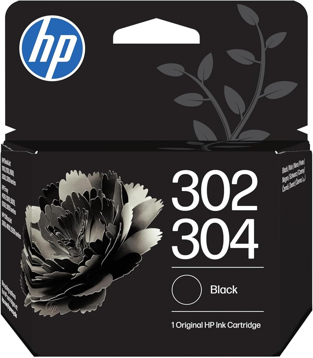 Tinteiro HP 302/304 Original Preto Pigmentado 2ml Rendimento até 120 Páginas