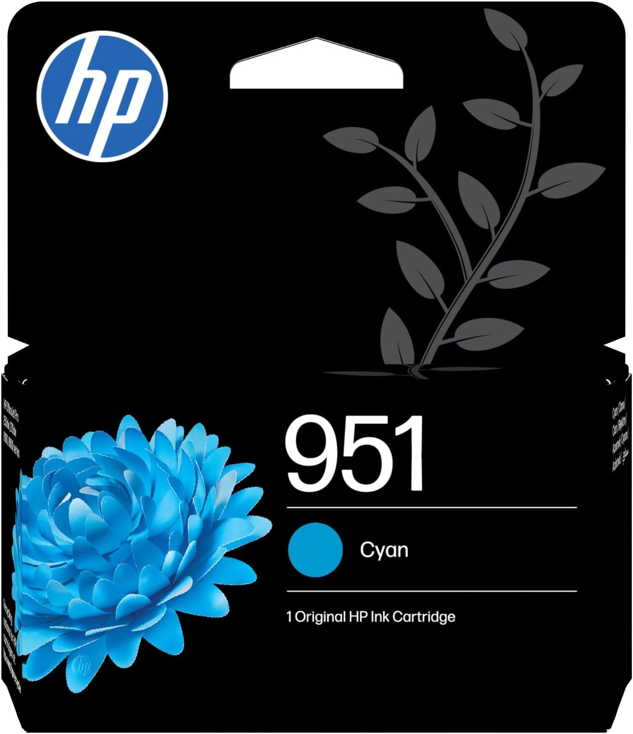 Tinteiro HP 951 Ciano Original 9ml 535 Páginas (Officejet Pro 251dw, 276dw, 8100, 8600, 8610, 8620)