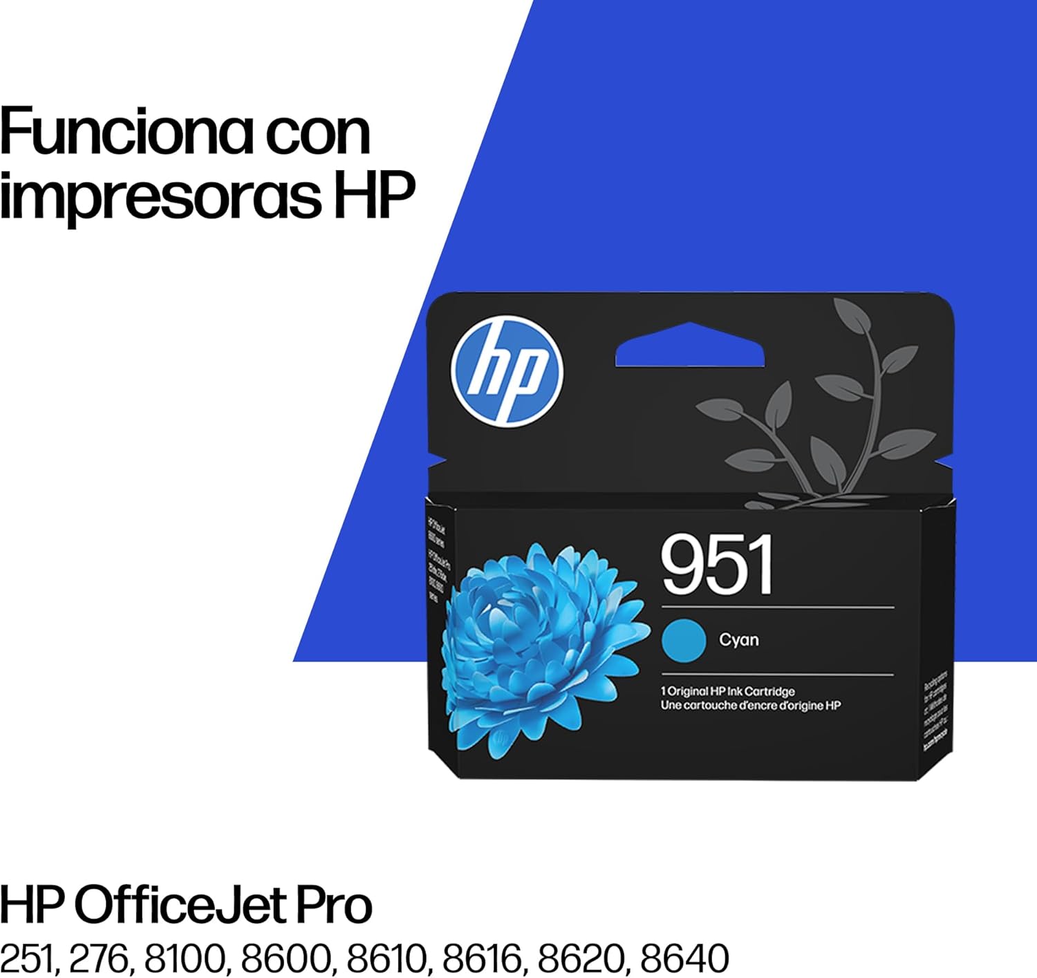 Tinteiro HP 951 Ciano Original 9ml 535 Páginas (Officejet Pro 251dw, 276dw, 8100, 8600, 8610, 8620) - Imagem 4