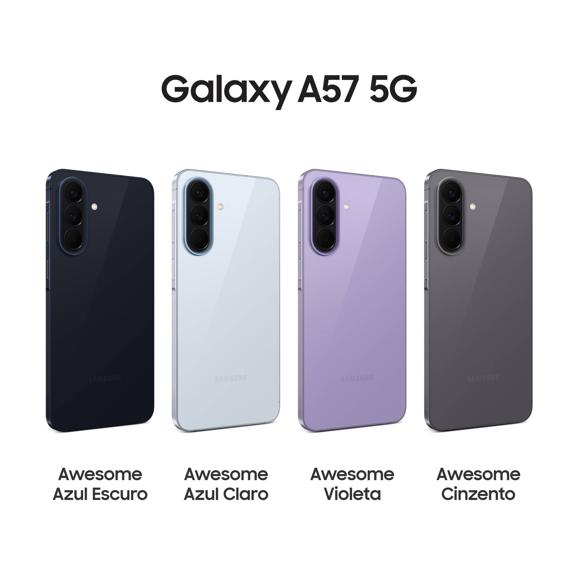 SAMSUNG Galaxy A57 5G 8GB 256GB 6.7inch FHD+ 5000mAh 45W IP68 OS6x SMR6Y Gray - Imagem 7