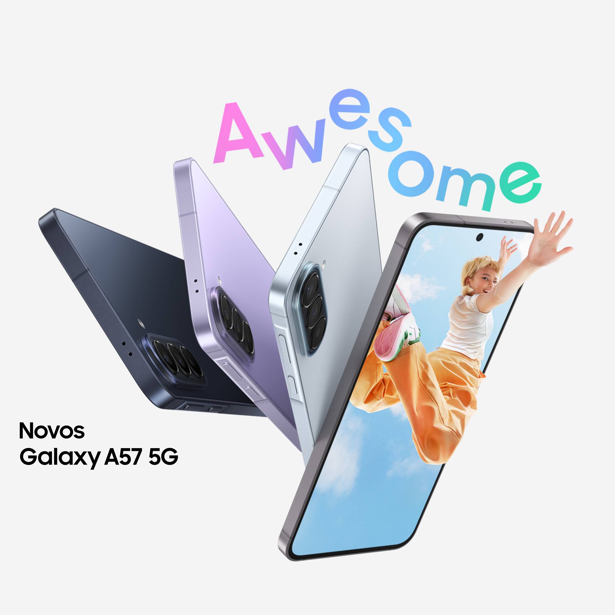 Smartphone Samsung Galaxy A37 5G 6.7" FHD+ 8GB 256GB Processador Exynos 1480 Bateria 5000mAh Dual SIM eSIM Verde Escuro - Imagem 2