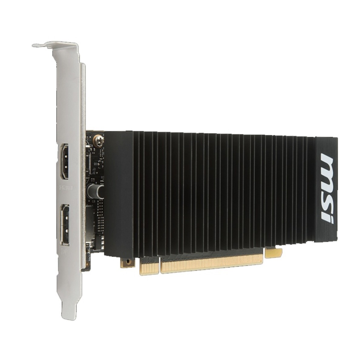 Placa Gráfica MSI NVIDIA GeForce GT 1030 4GHD4 LP OC 4GB DDR4 Low Profile HDMI DisplayPort Sem Ventilador - Imagem 2