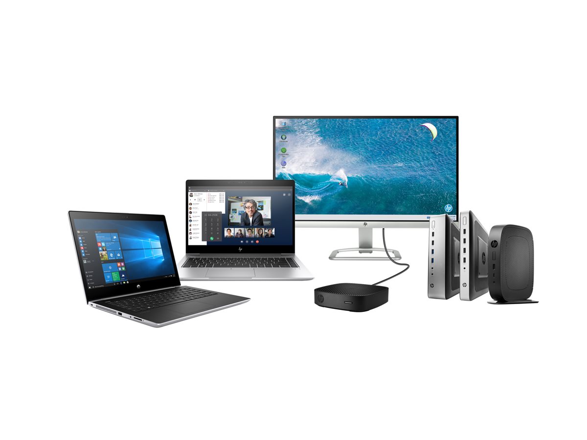 Thin Client HP Elite t655 SFF AMD Ryzen R2314 8GB RAM 256GB SSD NVMe Wi-Fi 6 BT Windows 10 IoT Teclado PT - Imagem 8