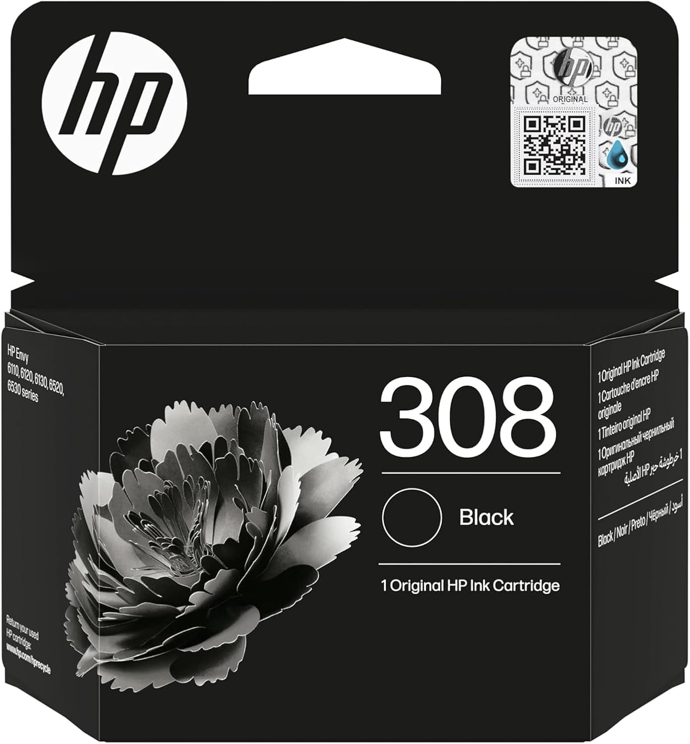 Tinteiro HP 308 Original Preto