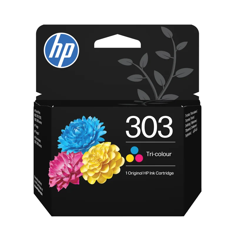 Tinteiro HP 303 Tricolor Original 4ml para ENVY Photo 7134 e Pavilion 7230p 7930 7931 7934