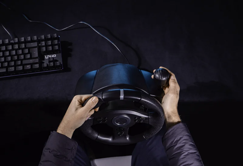 Volante Lexip XDRIVE-350 Multiplataforma Pixminds - Imagem 4