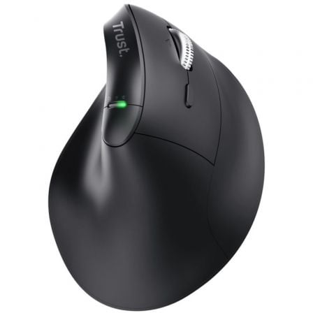 Rato Sem Fios Ergonómico Trust Vyran Hyperscroll Preto - Imagem 2