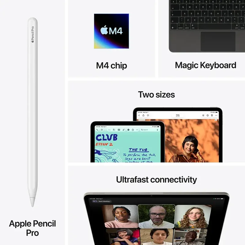 Tablet Apple iPad Air 11" M4 12GB 128GB Wi-Fi Amarelo Radiante - Imagem 9